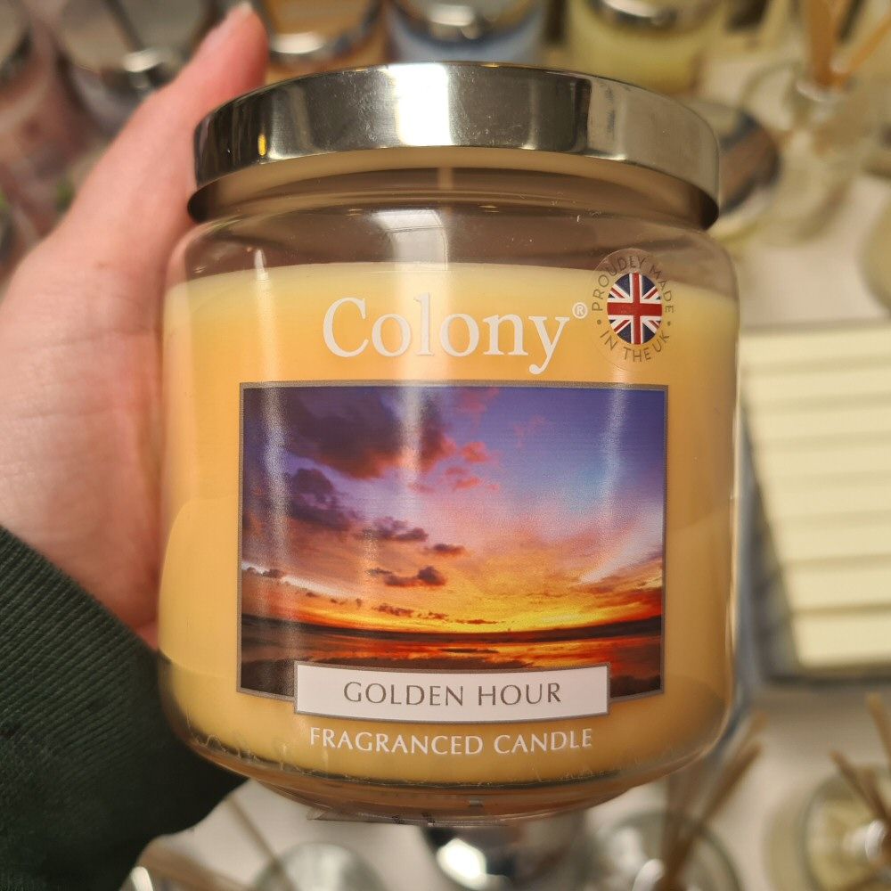 Wax Lyrical Colony Golden Hour Medium Jar Candle - Old Railway Line Garden Centre