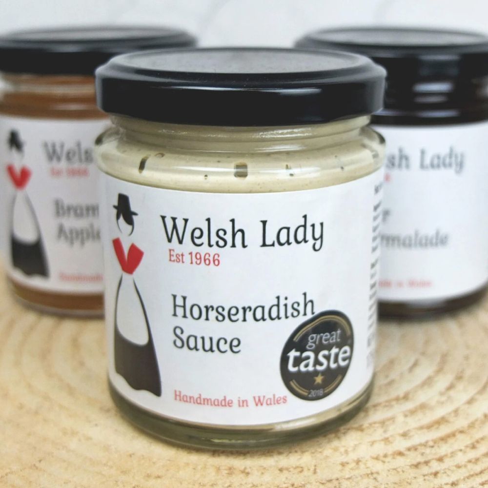 Welsh Lady 175g Horseradish Sauce - Old Railway Line Garden Centre