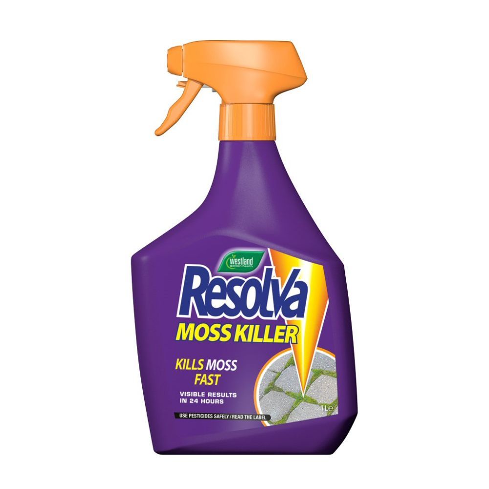 Westland 1 Litre Resolva Ready to Use Moss Killer - Old Railway Line Garden Centre