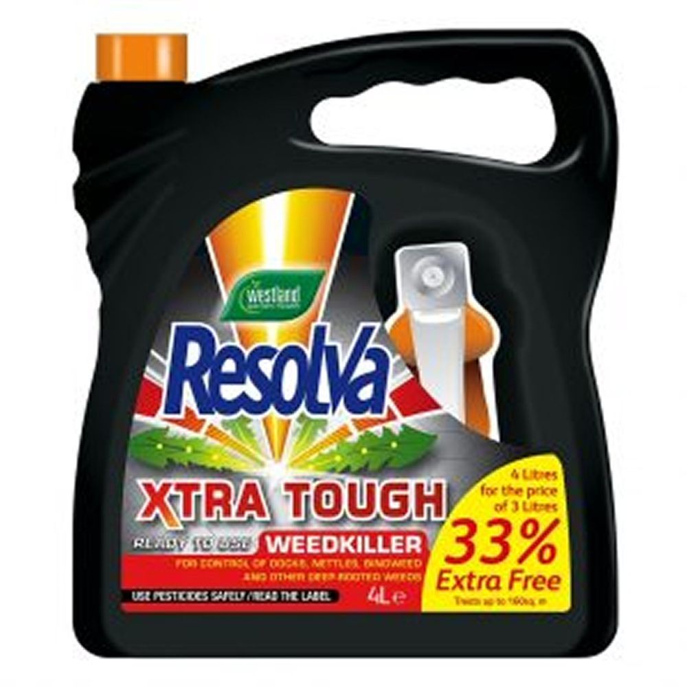 Westland 3 Litre Resolva Pro Xtra Tough Weedkiller - Old Railway Line Garden Centre