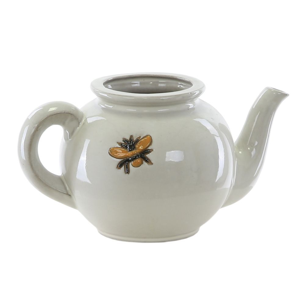 Woodlodge 15CM Cream Teapot Wall Planter - Old Railway Line Garden Centre