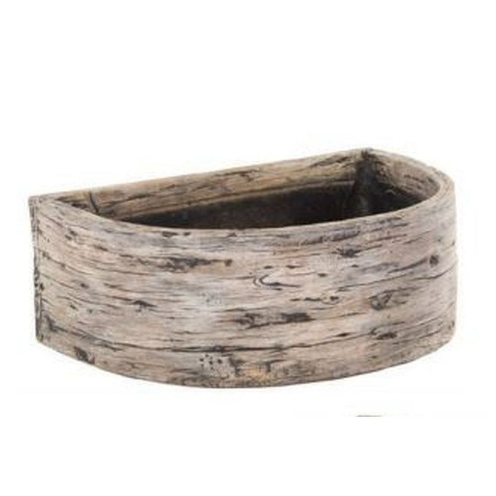 Woodlodge 31cm Driftwood Alpine D Pot - Old Railway Line Garden Centre