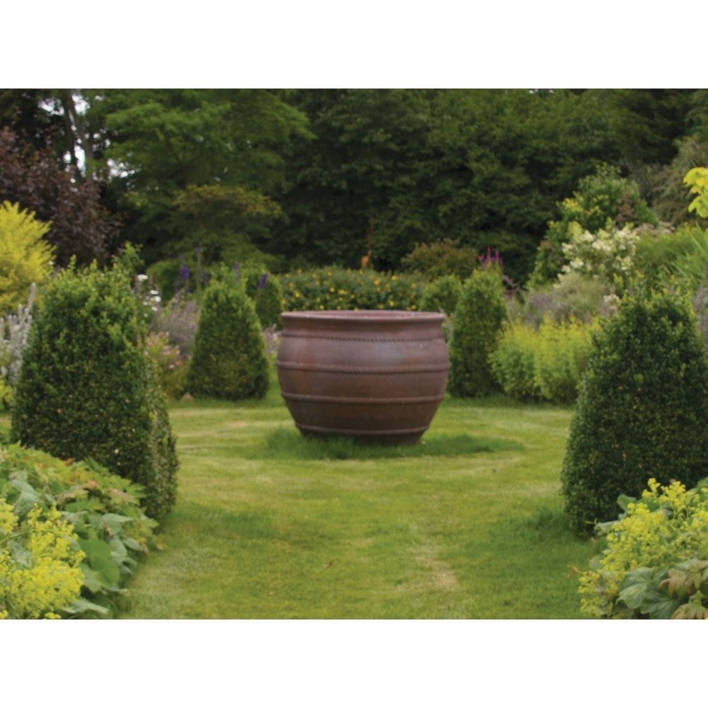 Woodlodge 47cm Kilburn Natural Clay Glazed Pot - Old Railway Line Garden Centre