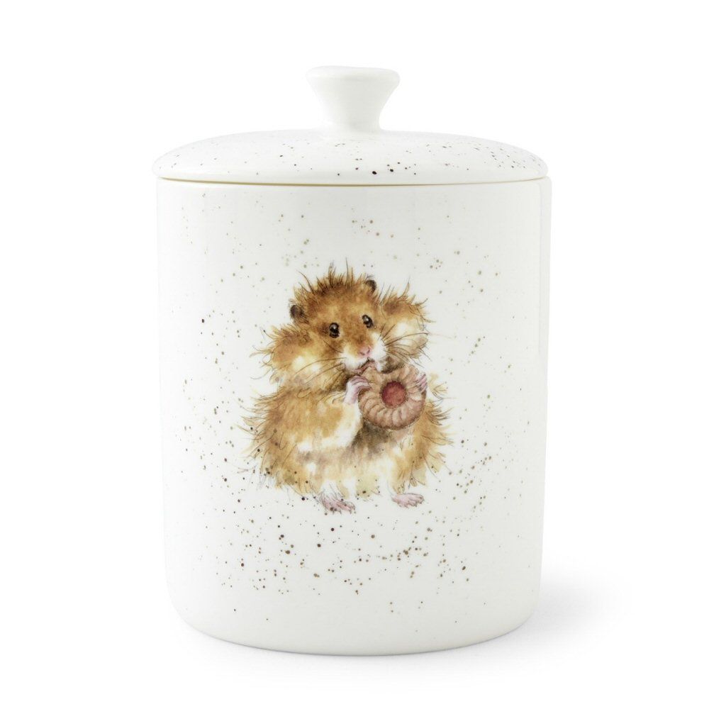 Wrendale Designs 18cm 'Hamster' Biscuit Barrel - Old Railway Line Garden Centre
