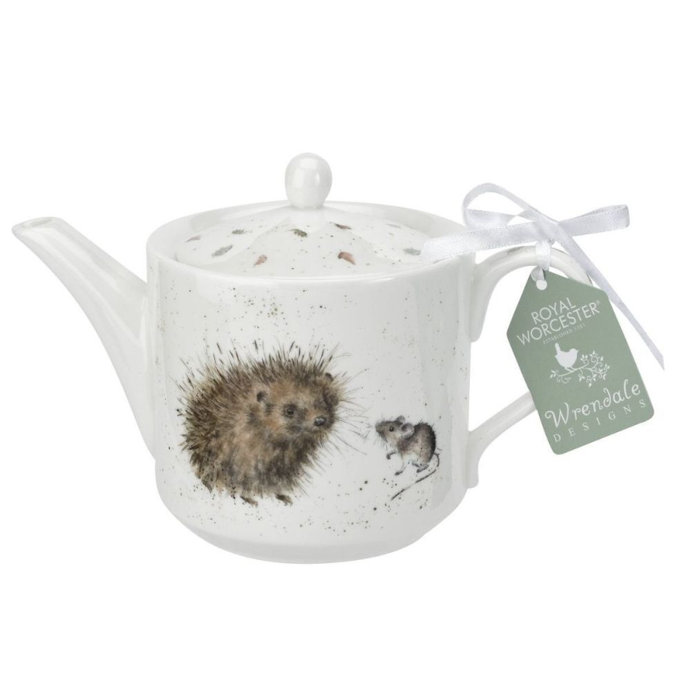 Wrendale Designs Hedgehog and Mice Teapot - Old Railway Line Garden Centre