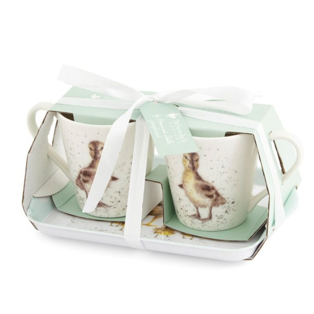 Wrendale Designs Lovely Mum Mug & Tray Set - Old Railway Line Garden Centre