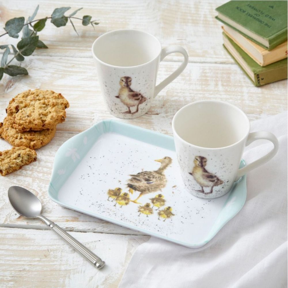 Wrendale Designs Lovely Mum Mug & Tray Set - Old Railway Line Garden Centre