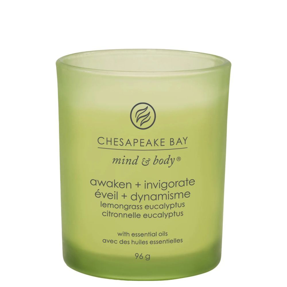 Yankee Candle 3 Wick Awaken & Invigorate Chesapeake Bay Candle - Old Railway Line Garden Centre