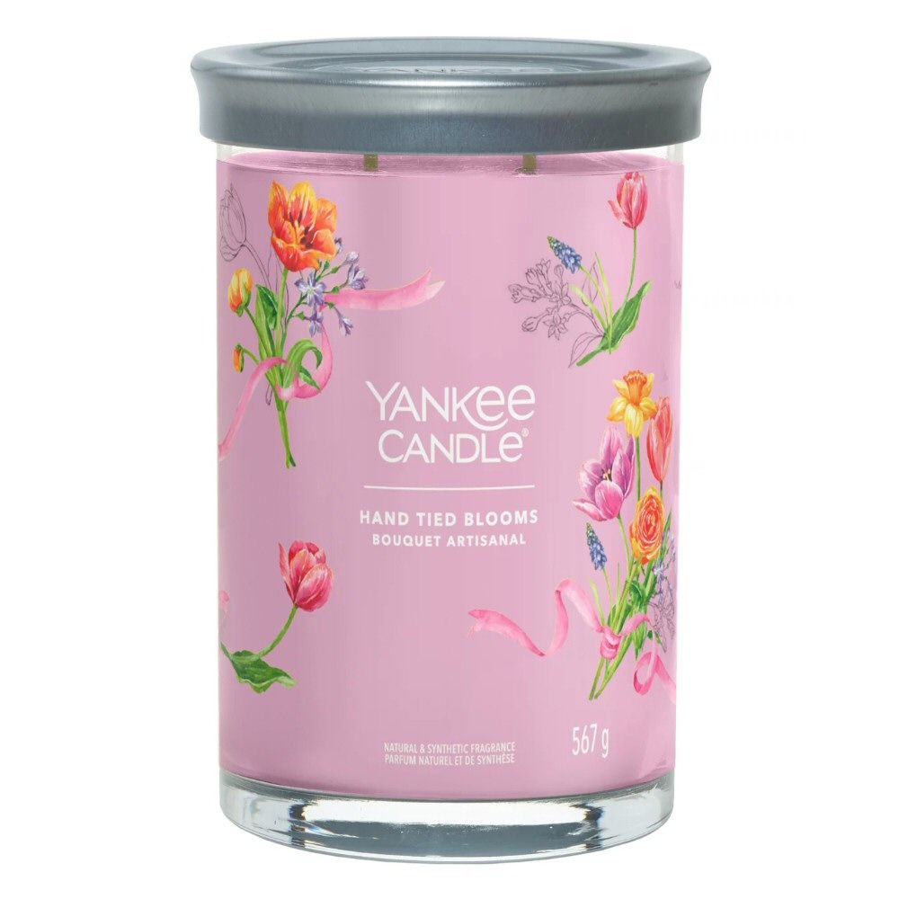 Yankee Candle 567g Hand Tied Blooms Signature Large Tumbler Candle - Old Railway Line Garden Centre