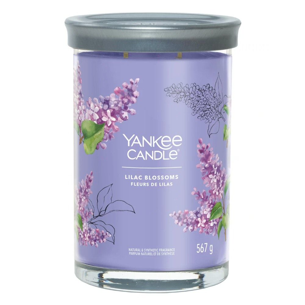 Yankee Candle 567g Lilac Blossoms Signature Large Tumbler Candle - Old Railway Line Garden Centre