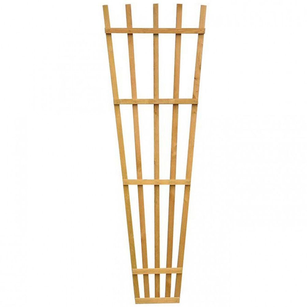 Zest 4 Leisure 1.83m x 0.63 Wooden Fan Trellis - Old Railway Line Garden Centre