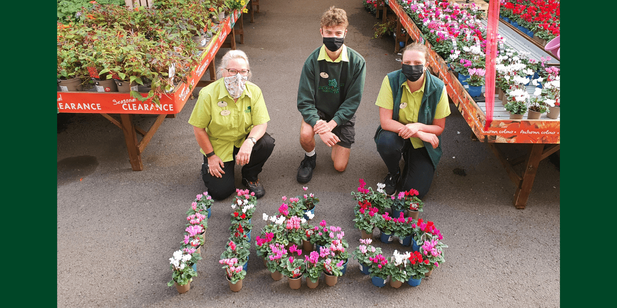 £1,165 raised for Brecon Mountain Rescue - Old Railway Line Garden Centre