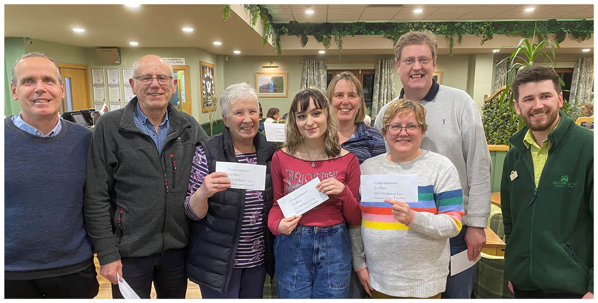 £1250 Raised for Greenfingers - Old Railway Line Garden Centre