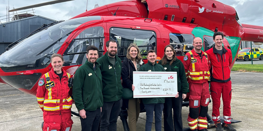 Over £3,000 Raised For Wales Air Ambulance