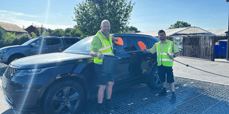 Charity Car Wash Pushes Tiny’s Fundraiser Past £10,000 for Prostate Cancer Research - Old Railway Line Garden Centre