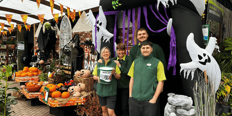 Halloween Walk Raises £1005 for Cancer Charities - Old Railway Line Garden Centre