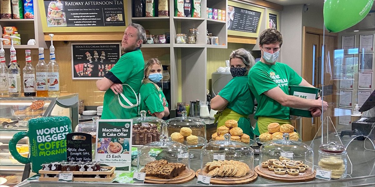 Over £600 Raised for Macmillan - Old Railway Line Garden Centre