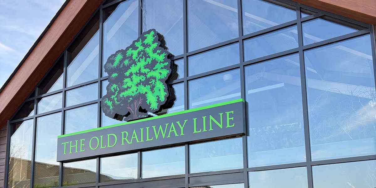 'Signs' That Opening Is Just 3 Days Away! - Old Railway Line Garden Centre