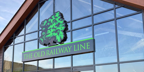 'Signs' That Opening Is Just 3 Days Away! - Old Railway Line Garden Centre