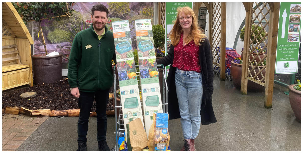 Support Given To Brecon & District Mind’s Ecotherapy Project - Old Railway Line Garden Centre