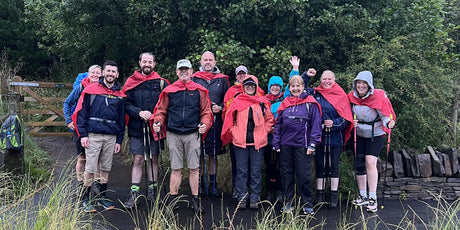 Team 2 Completes 15-Mile Challenge, Pushing Fundraising Beyond £3,500 - Old Railway Line Garden Centre