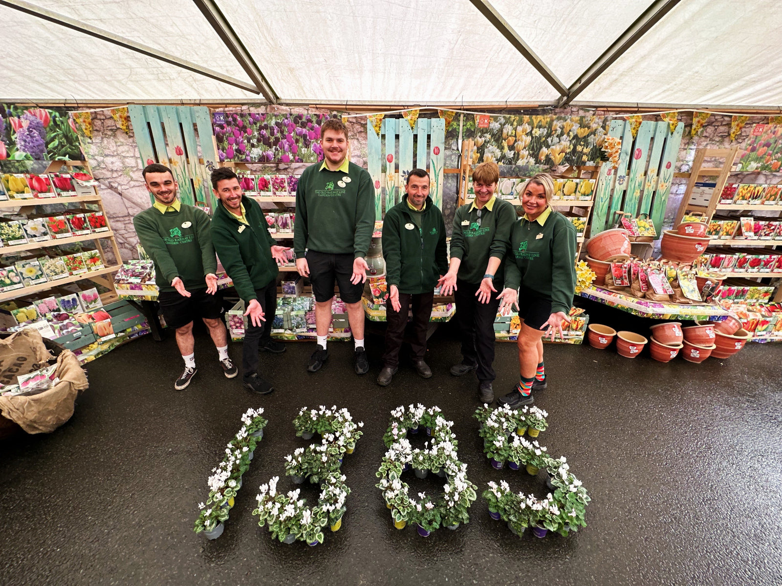 We Raised £1385 for Macmillan Cancer Support! - Old Railway Line Garden Centre