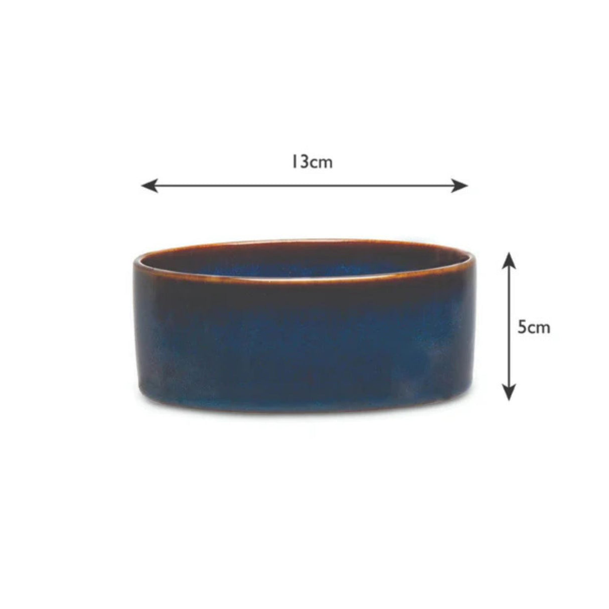 Scruffs Reactive Glaze 13cm  Bowl Midnight Blue