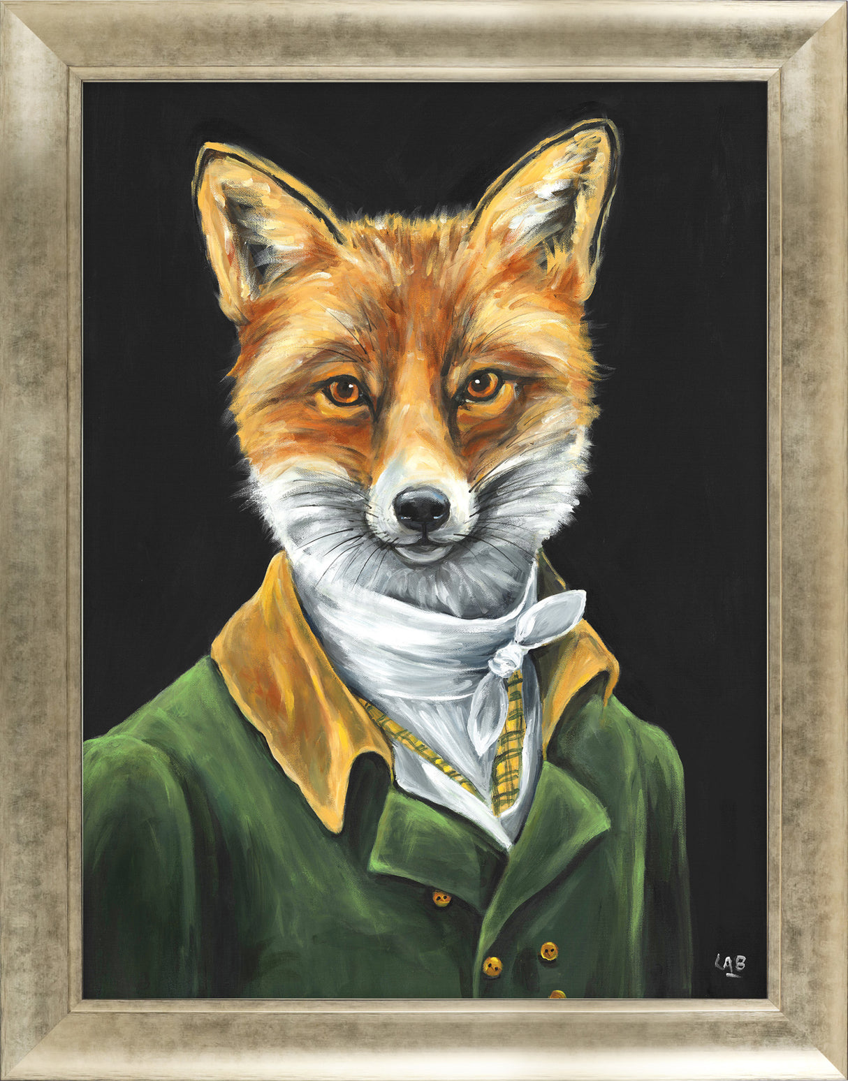 Artko 92cm 'Dapper Fox' Framed Print by Louise Brown - AK11113