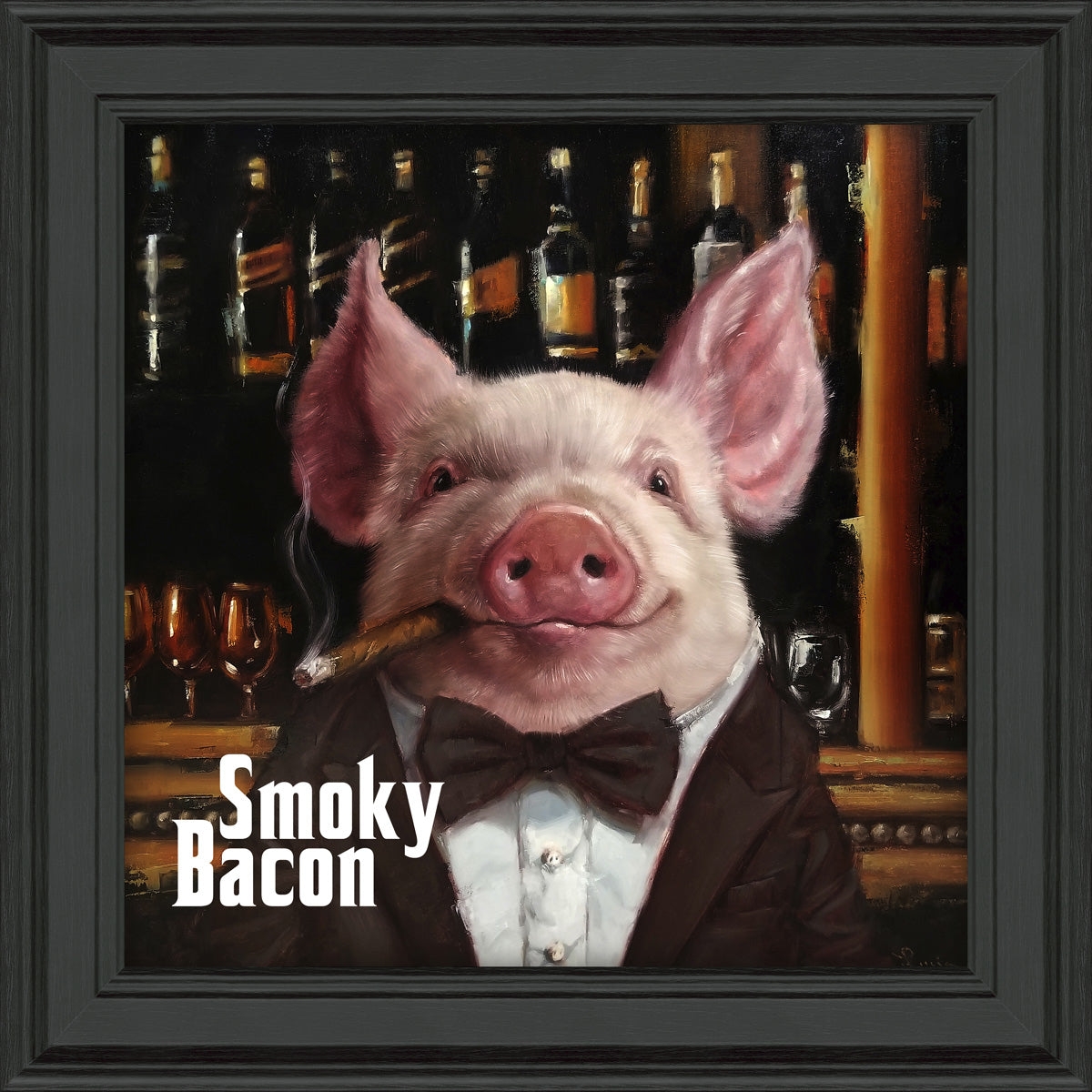 Artko 49cm 'Smokey Bacon' Framed Print by Lucia Hefferman - AK12479
