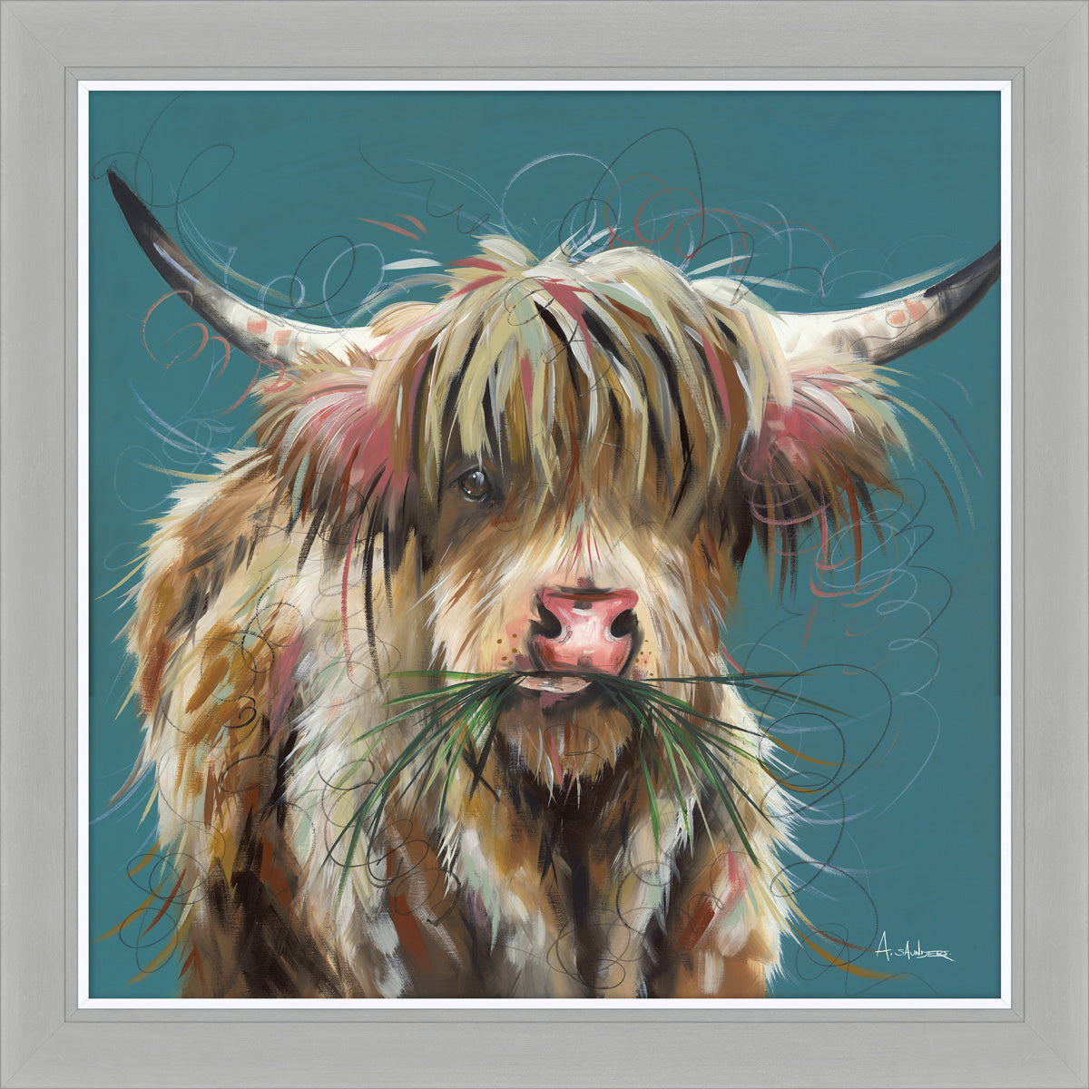 Artko 83cm 'Angus' Framed Print by Ashley Saunders - AK12538