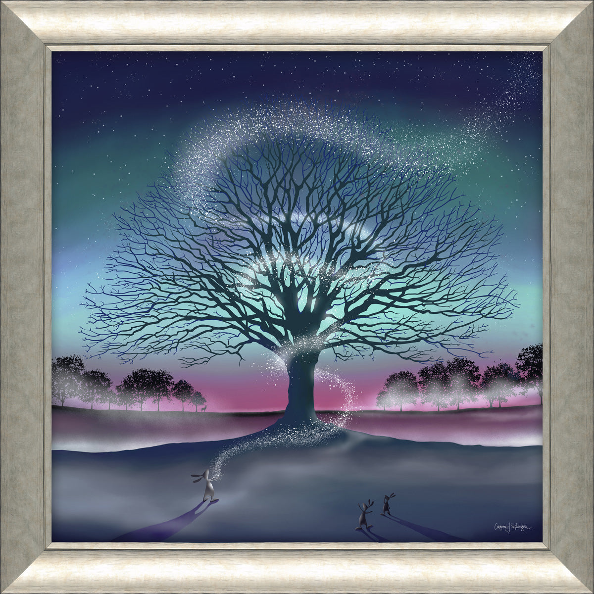 Artko 82cm 'Dreamtime' Framed Print by Catherine J Stephenson - AK12509