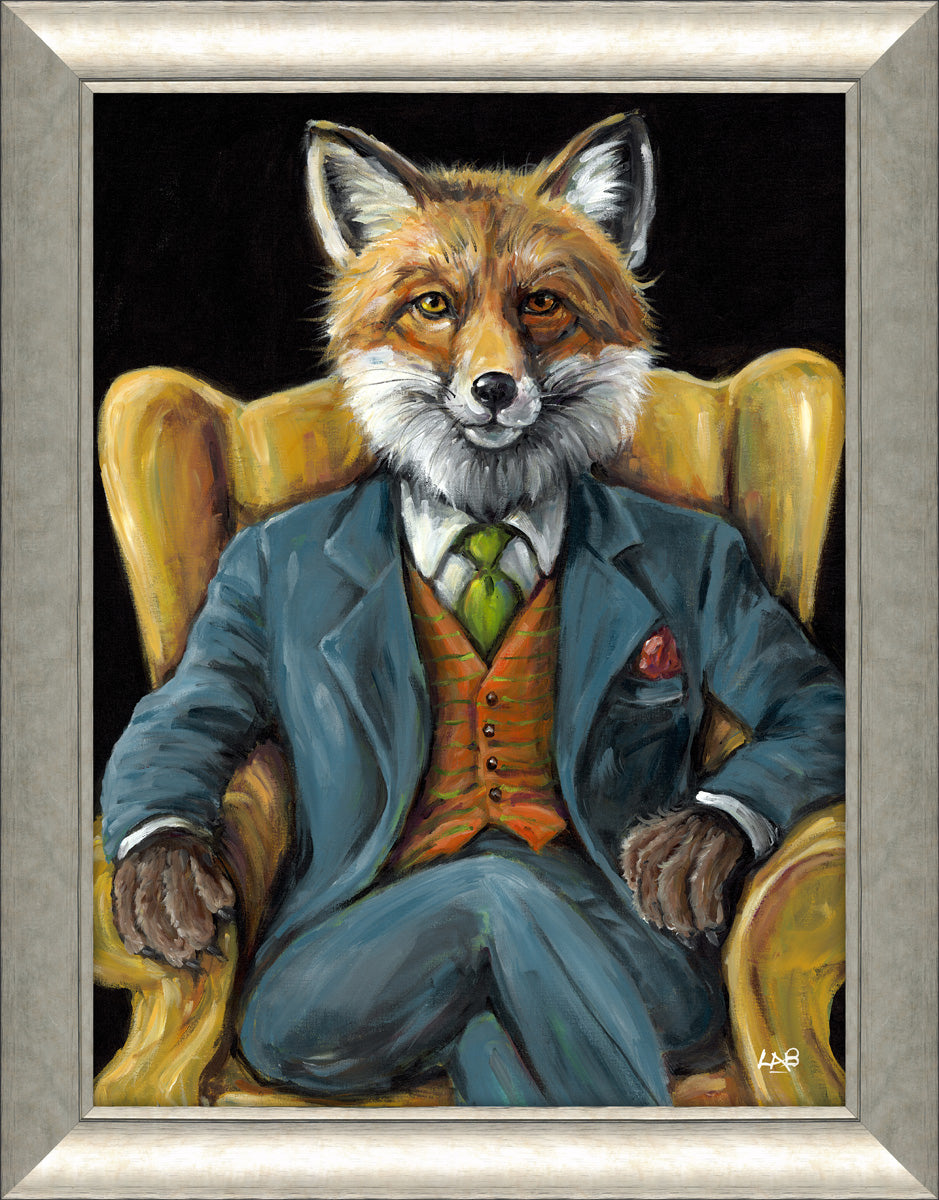 Artko 92cm 'Finnegan Fox' Framed Print by Louise Brown - AK12545