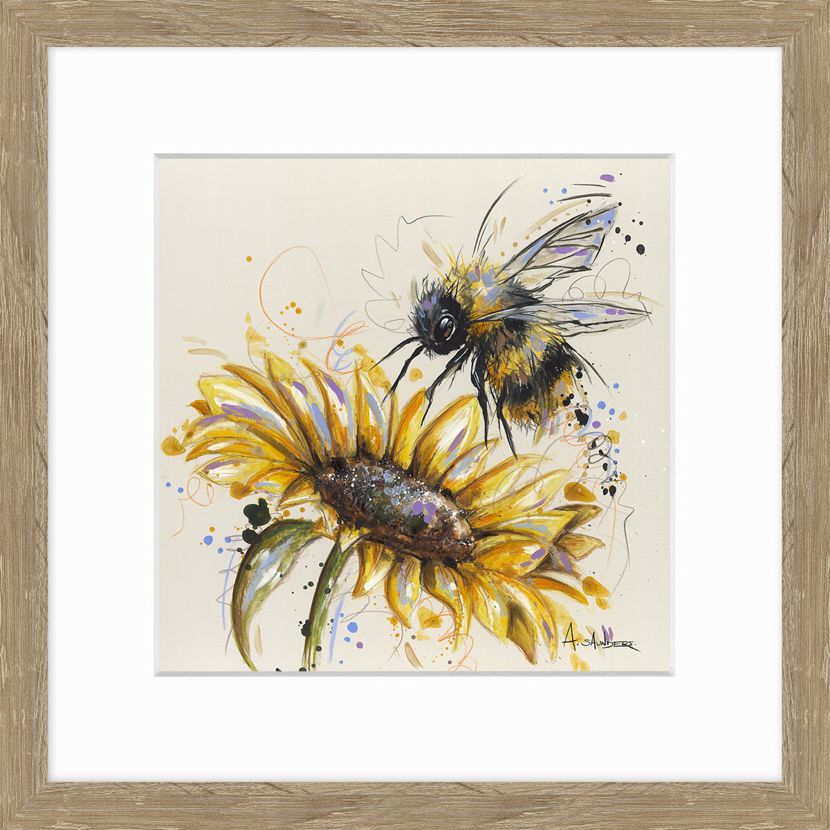 Artko 26cm 'Hard at Work' Framed Print by Ashley Saunders - AK12575