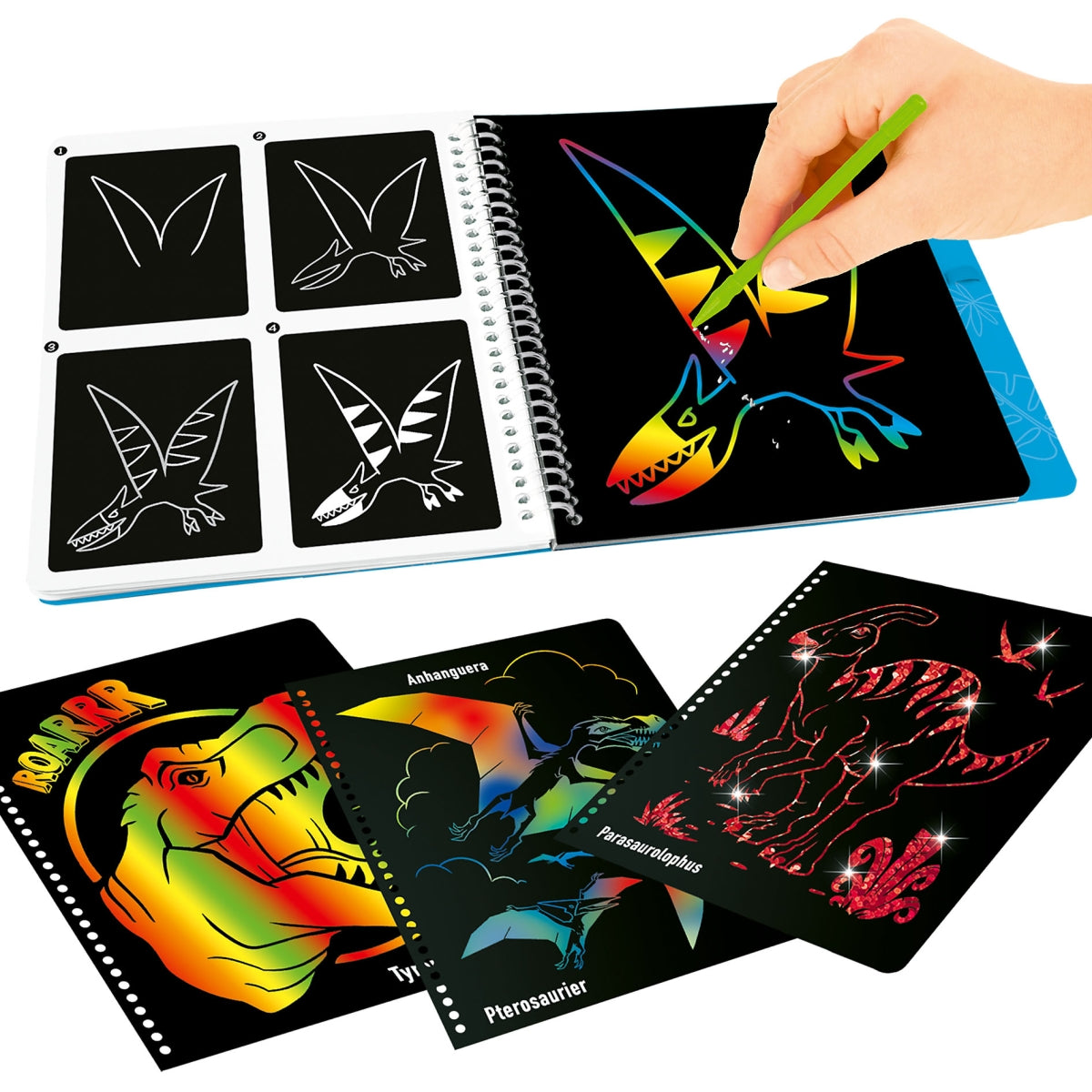 Depesche Dino World Magic-Scratch Book - 0412732