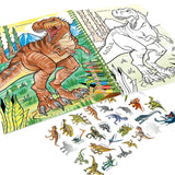 Depesche Dino World Colouring Book With Coloured Pencils - 0412746