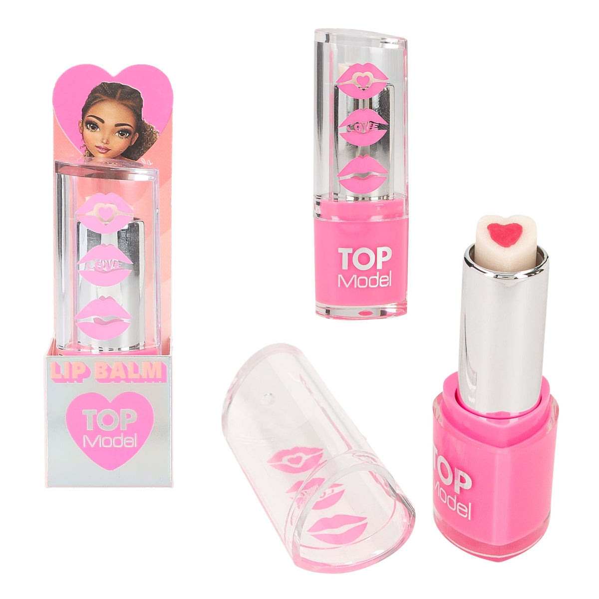 Depesche TopModel Beauty & Me Heart in Heart Lip Balm (Choice of 2) - 0412809