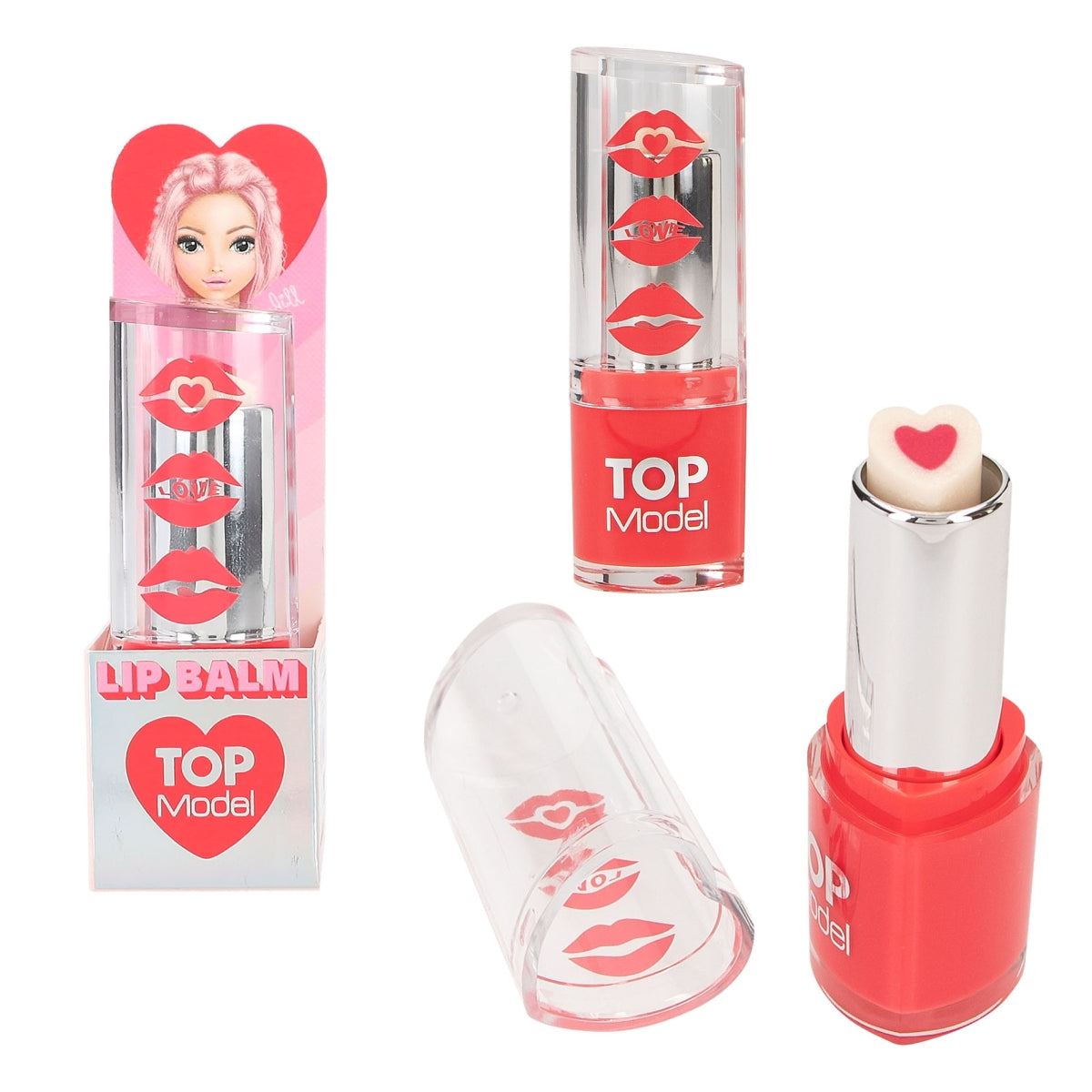 Depesche TopModel Beauty & Me Heart in Heart Lip Balm (Choice of 2) - 0412809
