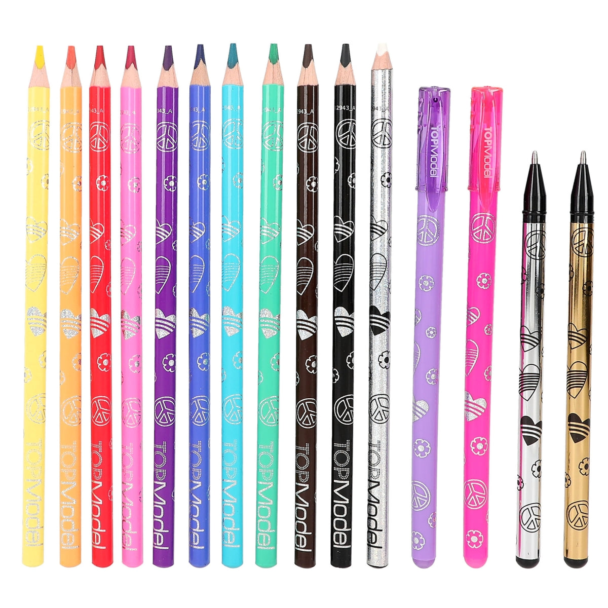 Depesche TopModel Colouring Book With Pen Set - 0412943