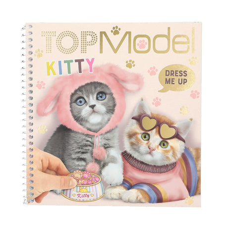 Depesche TopModel Dress Me Up Kitty Sticker Book - 0412965