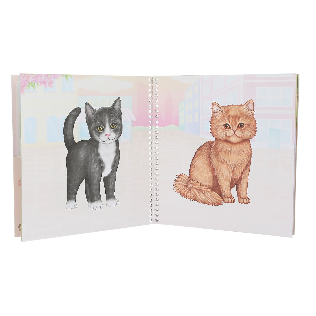 Depesche TopModel Dress Me Up Kitty Sticker Book - 0412965