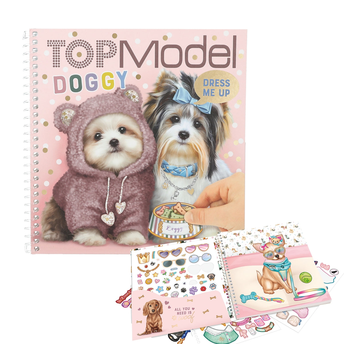 Depesche ToPModel Dress Me Up Doggy Sticker Book - 0412966