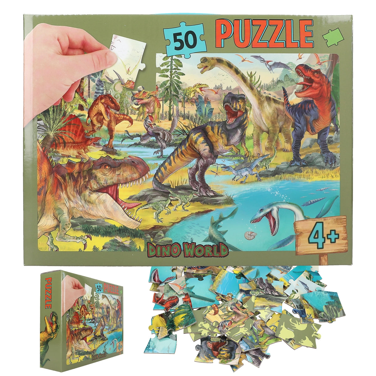 Depesche Dino World 50 Pieces Puzzle - 0413206