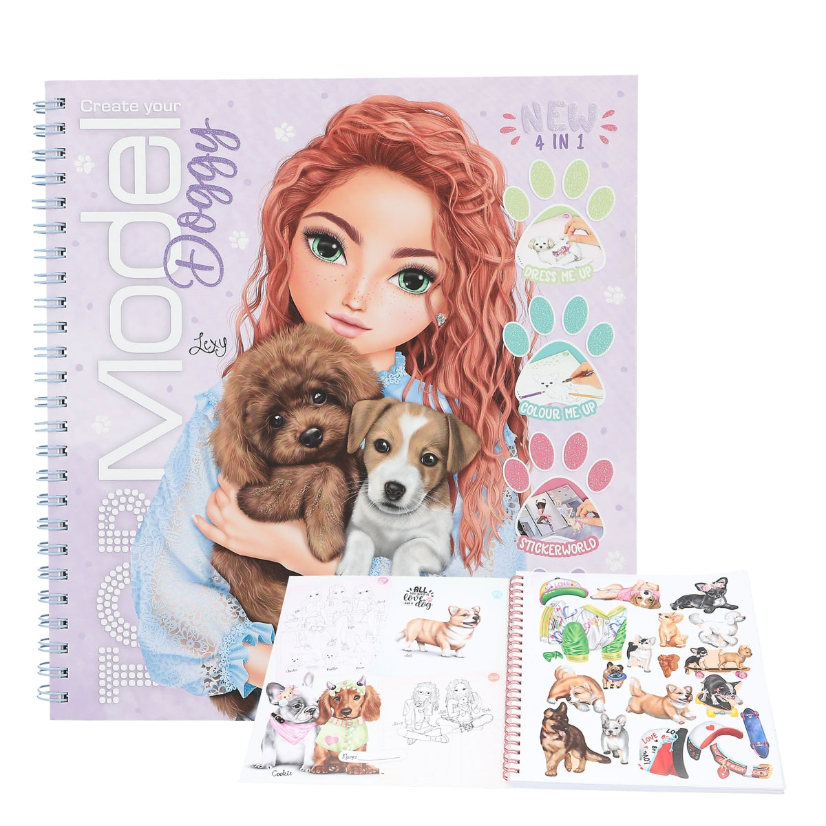 Depesche TopModel Create Your Doggy Colouring Book - 413218