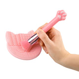 Depesche TopModel Beauty & Me Kitty Brush & Cleaning Pad - 0413253