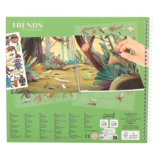 Dino World Explorer Stickerworld With Relief Stickers