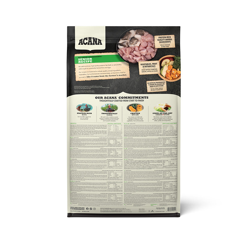 Acana 6kg Dried Senior Dog Food Chicken & Hake