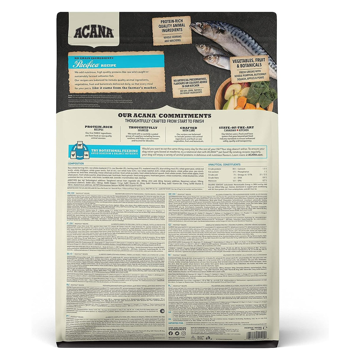 Acana 2kg Pacifica Dry Dog Food