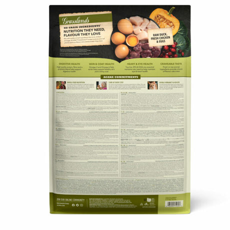 Acana 4.5kg Grassland Dried Adult Cat Food Turkey, Duck & Chicken