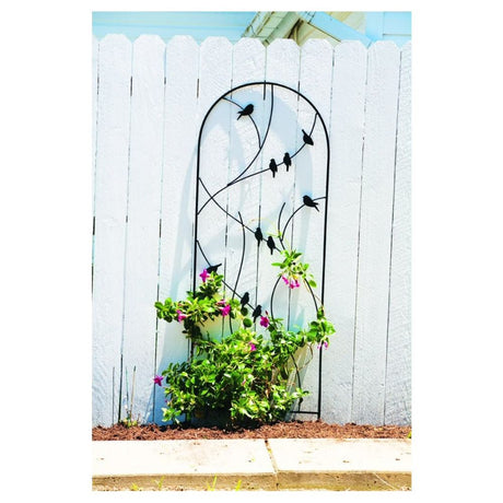 Panacea 72" Perching Birds Trellis