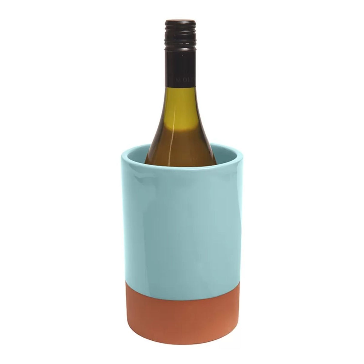 Dexam 18cm Duck Egg Glazed Terracotta Wine Cooler